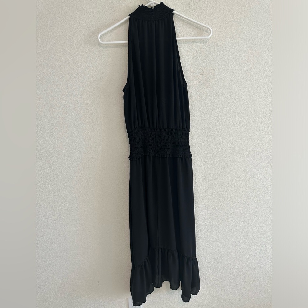 Cece Chiffon Black Dress